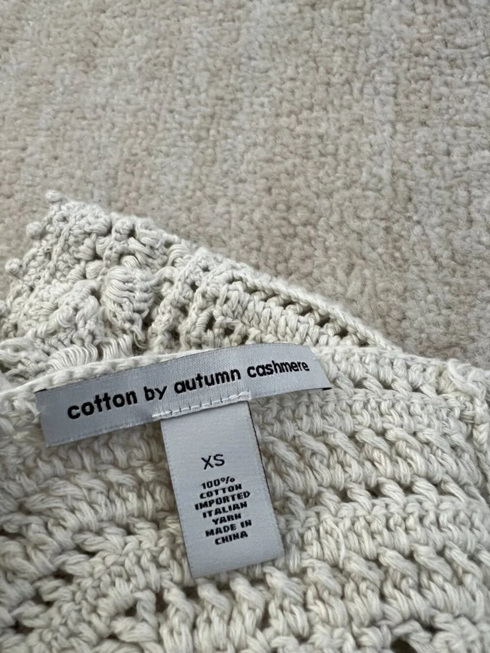 Autumn Cashmere cotton sleeveless